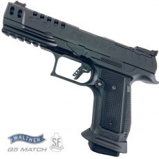 WALTHER Q5 MATCH STEEL FRAME BLACK RIBBON 5", 9 MM LUGER, PISTOLE SAMONABÍJECÍ