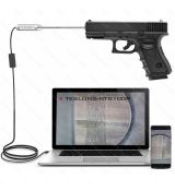 Borescope - USB kamera (endoskop) Teslong pro kontrolu hlavně pistole od kalibru .22, délky do 10"