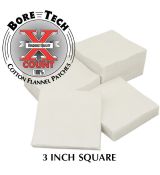 BoreTech Bavlněné čtvercové vytěráky X-Count .50 / 20GA - 10GA (100 ks)