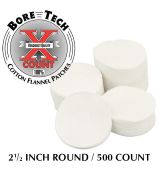 BoreTech Bavlněné kulaté vytěráky X-Count .35 - .45 (500ks)
