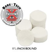BoreTech Bavlněné kulaté vytěráky X-Count .25-.284 (100ks)