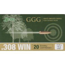 GGG náboj .308 WIN - HPBT 168grn Sierra MatchKing 20 ks