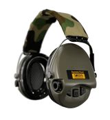 Sordin střelecká sluchátka Supreme Pro-X - zelené mušle, camo látka,  PVC náušníky