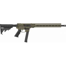 Samonabíjecí puška CMMG Resolute 100 Rifle MkGs - 9 x 19, RDB, na zásobníky Glock, olivová
