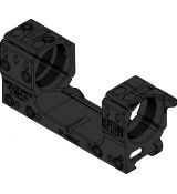 Spuhr Montáž pro puškohled s tubusem 34 mm, výška 30 mm, sklon 6 MRAD - Gen3